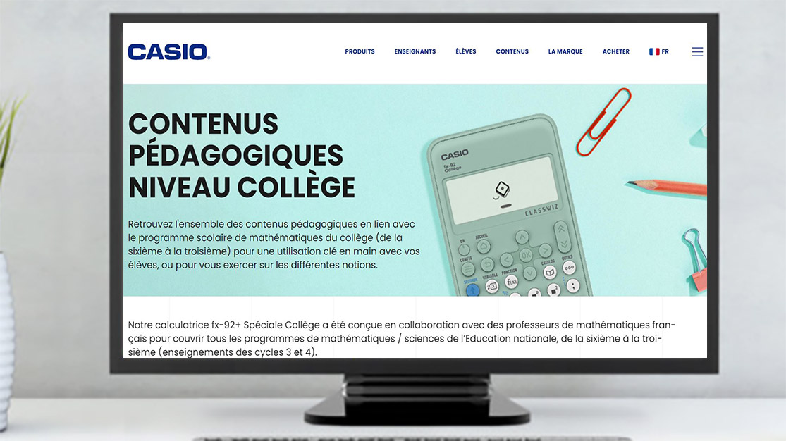 Réglages Calculatrice Lycée, Casio Education